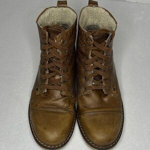 Bullboxer Men’s Brown Leather Lace Up Boots 43